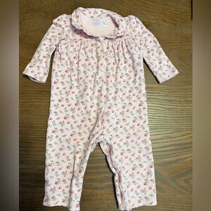 Ralph Lauren Pink Floral Kids Footie